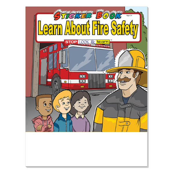 STICKER BOOK SET - Learn About Fire Safety Sticker Book Fun Pack