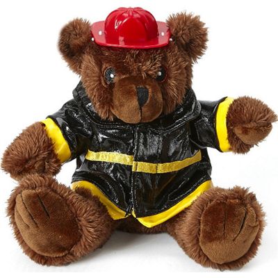 8" Fireman Bear Cecillia