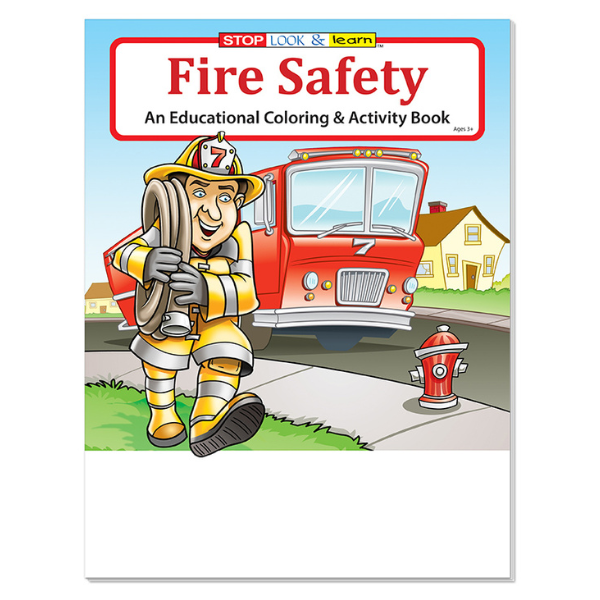 COLORING SET - Fire Safety Coloring Book Fun Pack