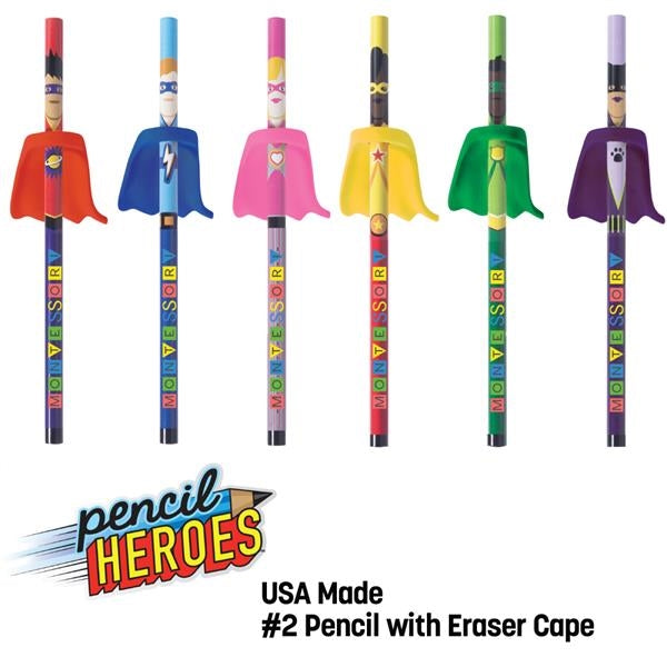 PENCIL HEROES™ #2 w/ Caped Eraser