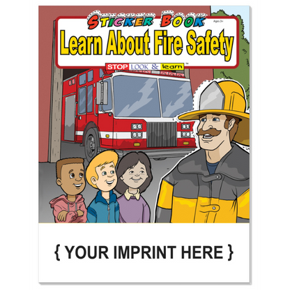 STICKER BOOK - Learn About Fire Safety Sticker Book
