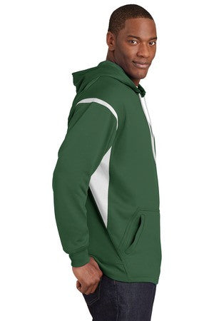 Sport-Tek Tech Fleece Colorblock Hooded Sweatshirt